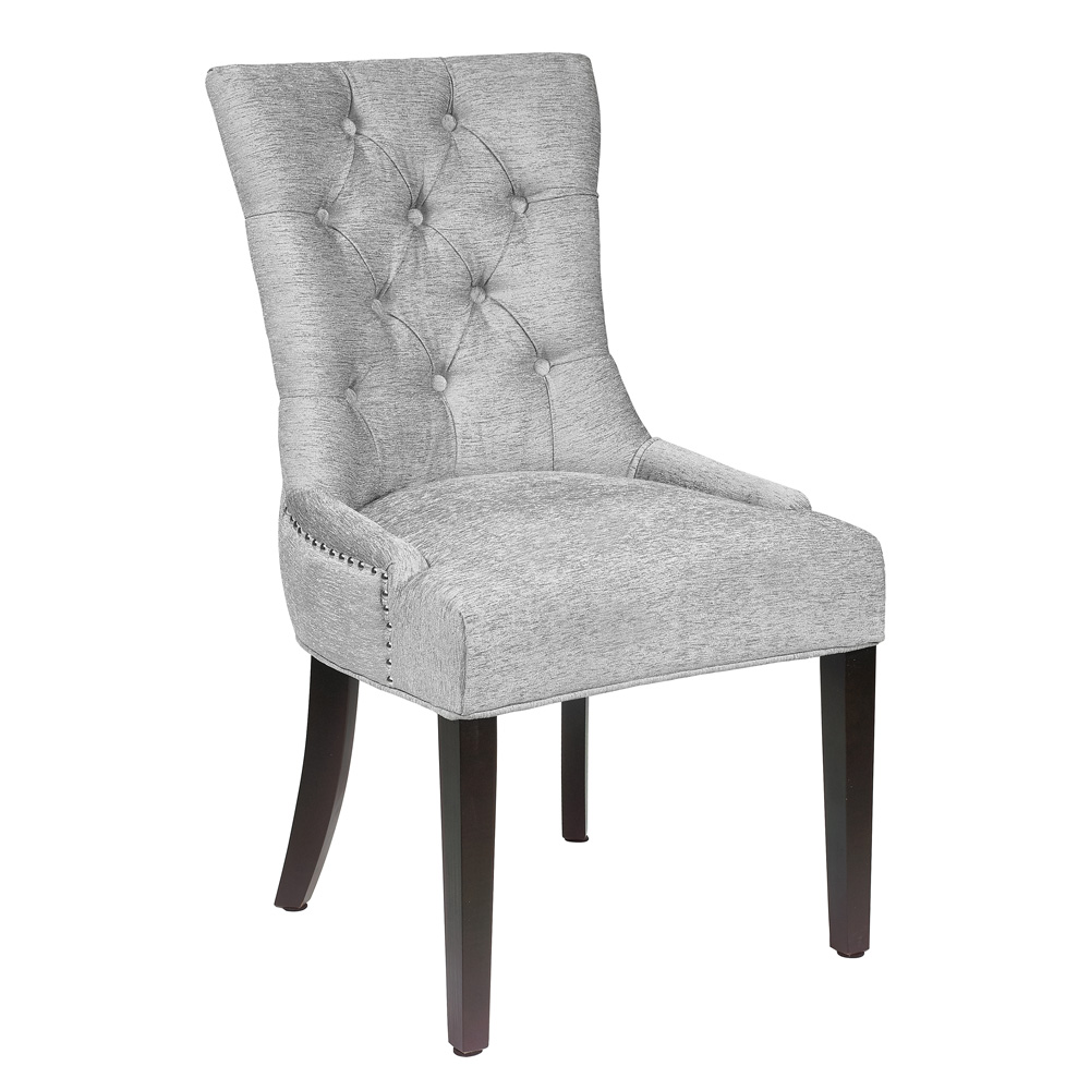 Petra Dining Chair: Platinum Linen